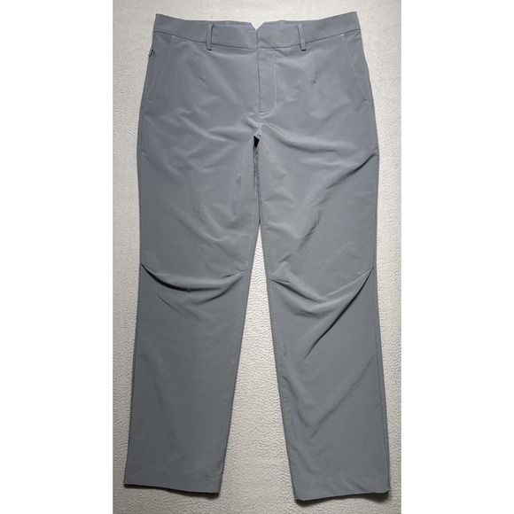 Nike Tiger Woods Adaptive Fit Flex Golf Pants Mens 34x30 Gray Performance Swoosh - Picture 1 of 12